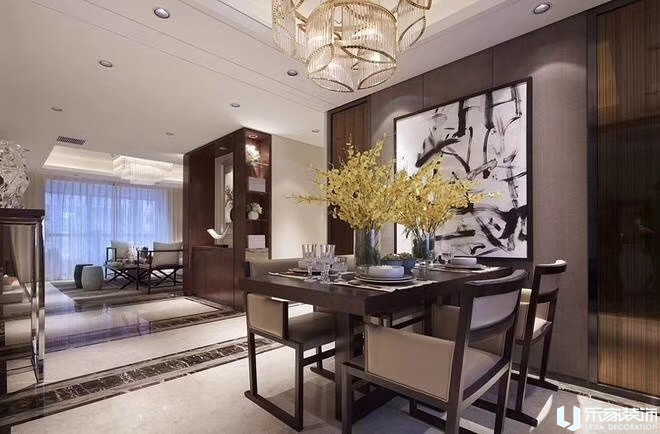 180平新中式時(shí)尚清新雅居