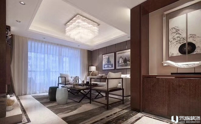 180平新中式時(shí)尚清新雅居