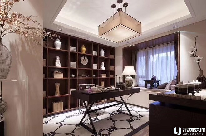 180平新中式時(shí)尚清新雅居