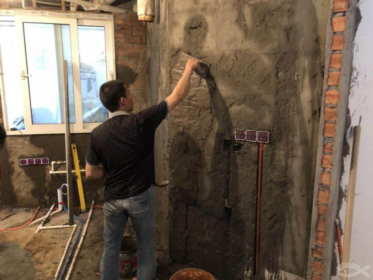 泥水施工第一天，遇到超熱心商家！