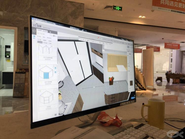 櫥柜方案再次修改，大贊宜格空間三維效果圖服務！