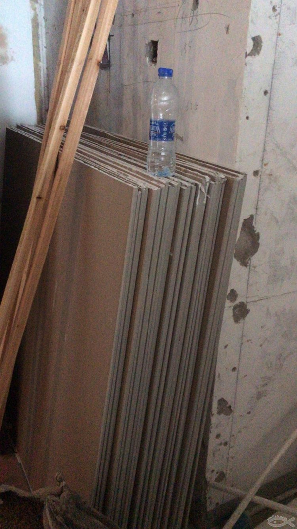 木作進場，我們家不懂是不是第一家泥水和木作一起施工的