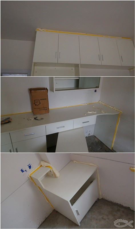 10月1日，索菲亞衣柜安裝中，好和壞的衣柜真心有差距