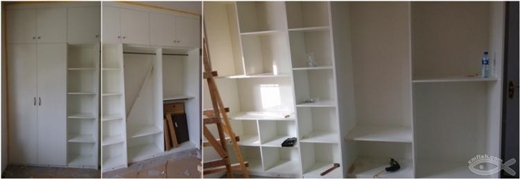 10月1日，索菲亞衣柜安裝中，好和壞的衣柜真心有差距