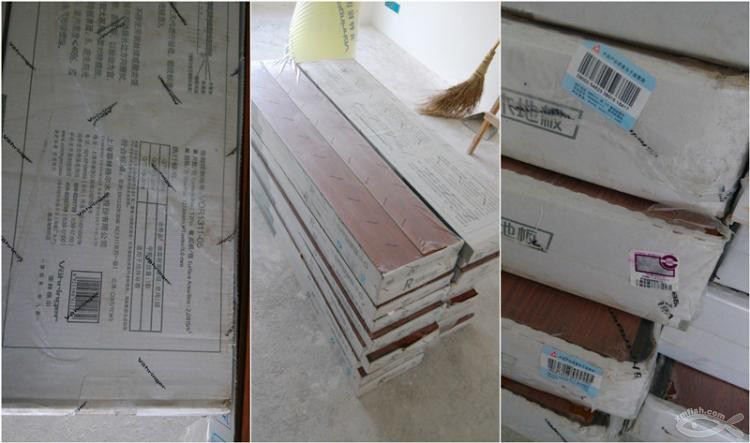 10月24日，木地板裝完，家終于像樣了